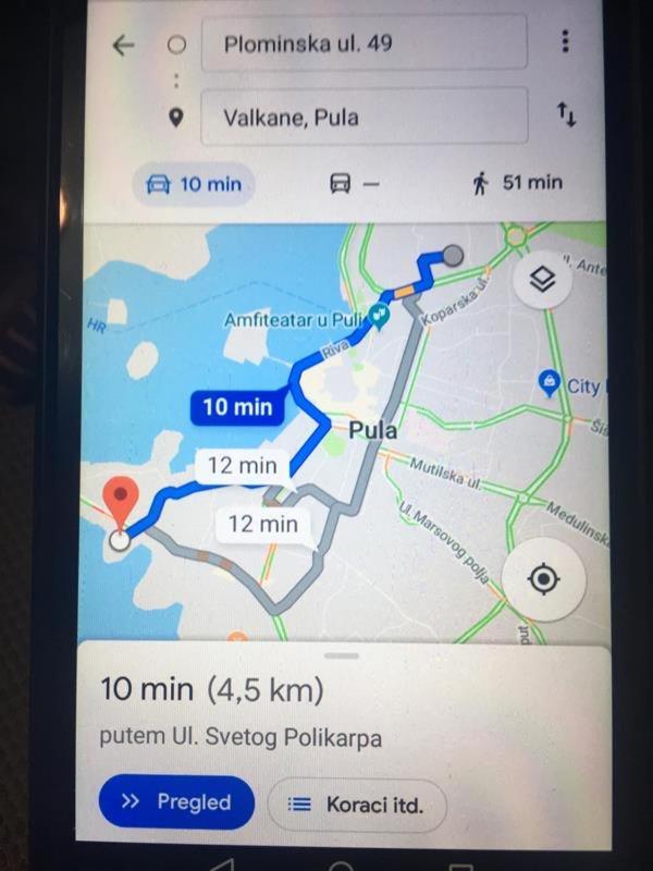 Studio Dama Blizina Amfiteatra I Bus Kolodvora ,Besplatan Privatni Parking,Self-Check- In Póla Kültér fotó